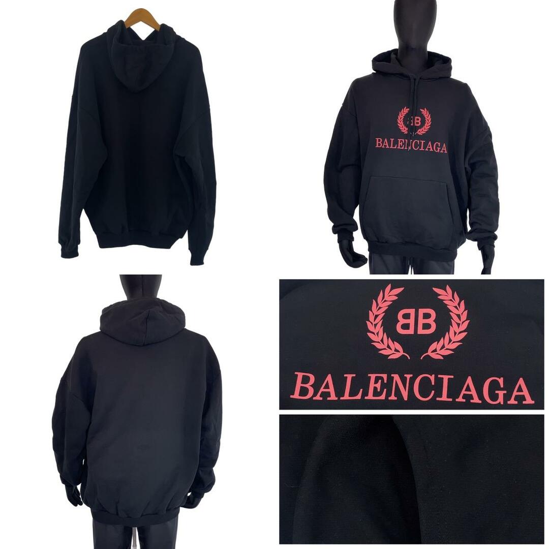 美品 BALENCIAGA バレンシアガ BBロゴ サイズS ブラック 黒 コットン
