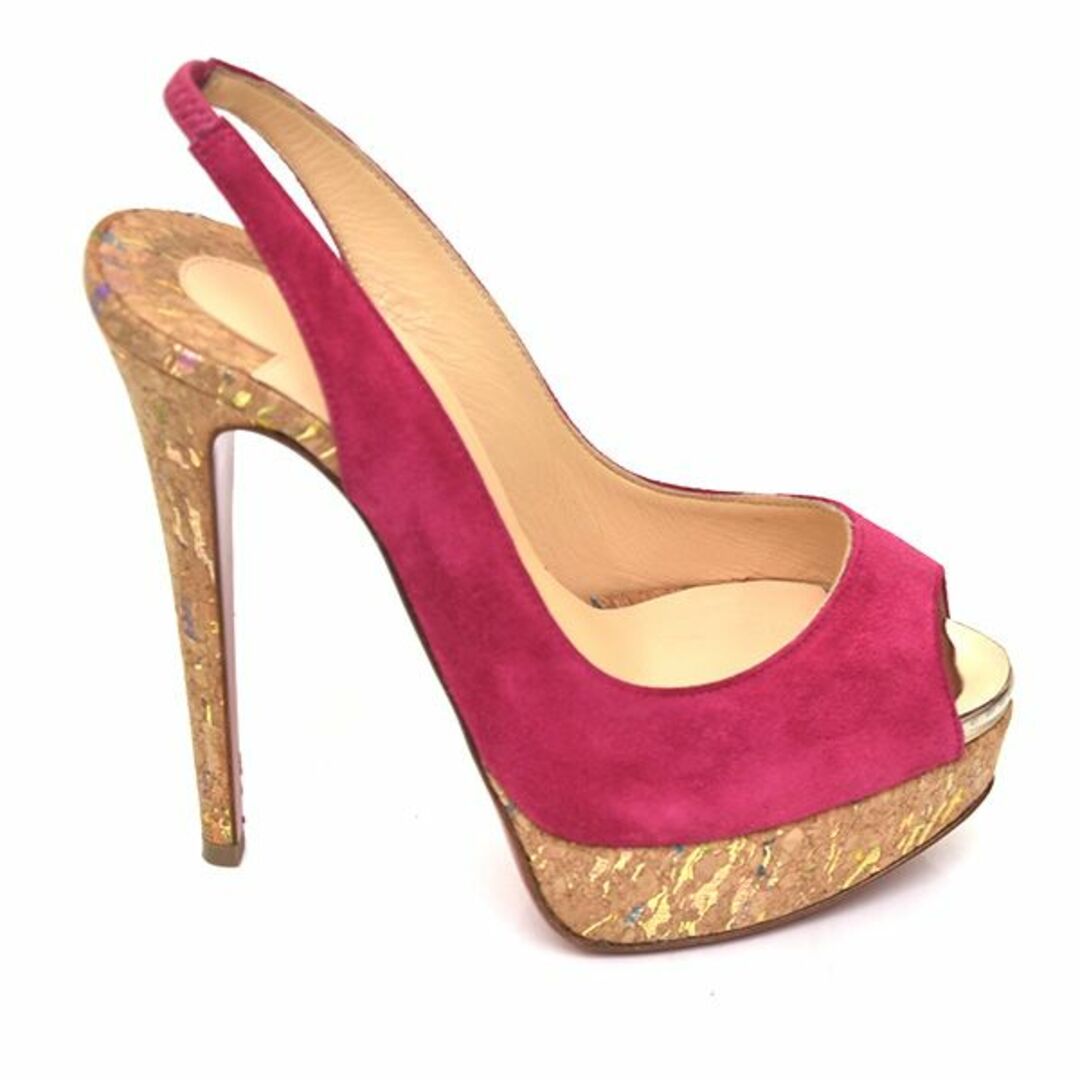 Christian Louboutin - 美品♪ルブタン コルクヒール パンプス