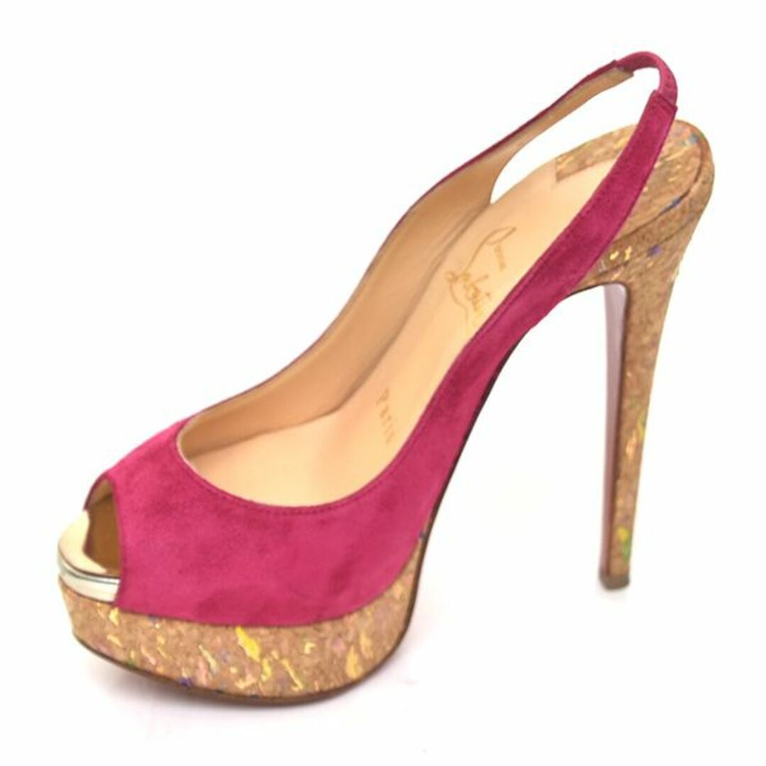 Christian Louboutin - 美品♪ルブタン コルクヒール パンプス