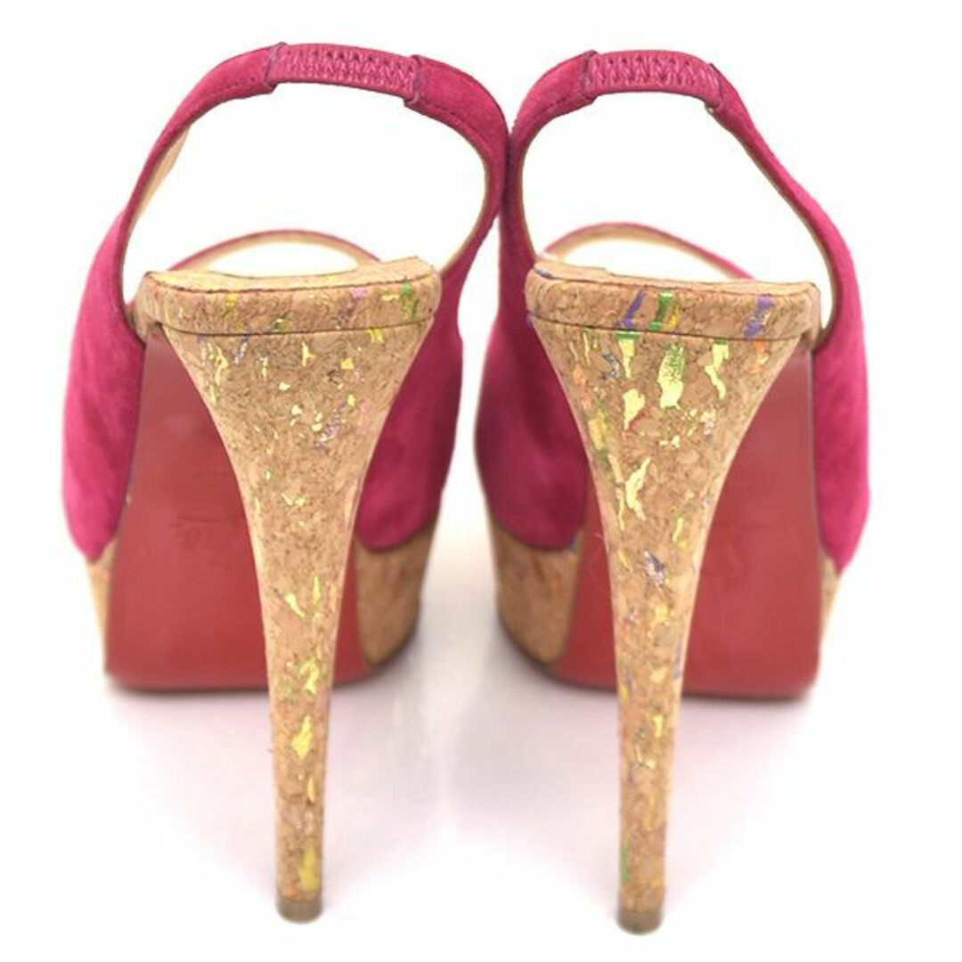 Christian Louboutin - 美品♪ルブタン コルクヒール パンプス