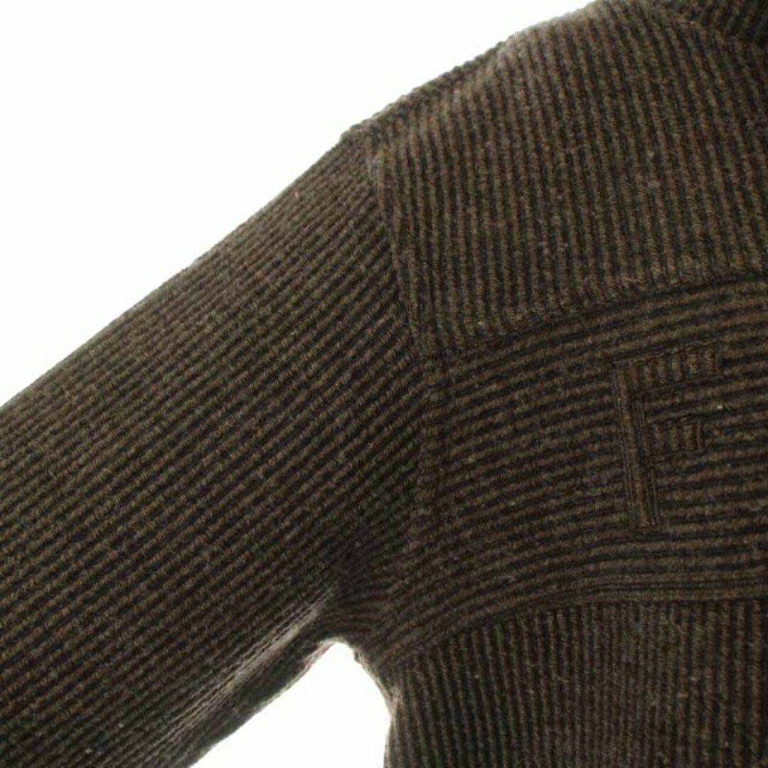 FENDI(フェンディ)のフェンディ jeans ニット セーター プルオーバー I42 M 茶 レディースのトップス(ニット/セーター)の商品写真