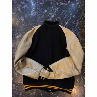 希少 USA製 GOLDENBEAR グリーン スタジャン レザー 5