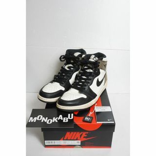 国内正規 NIKE AIR JORDAN 1 ダークモカ スニーカー824N▲