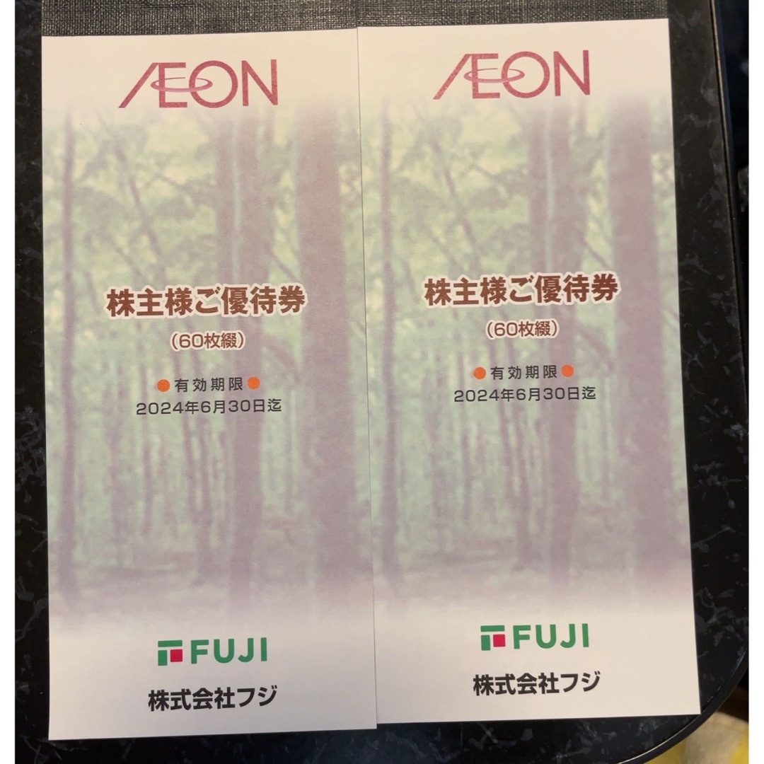 在庫限りSALE イオン フジ 株主優待 12000円分 - 優待券/割引券