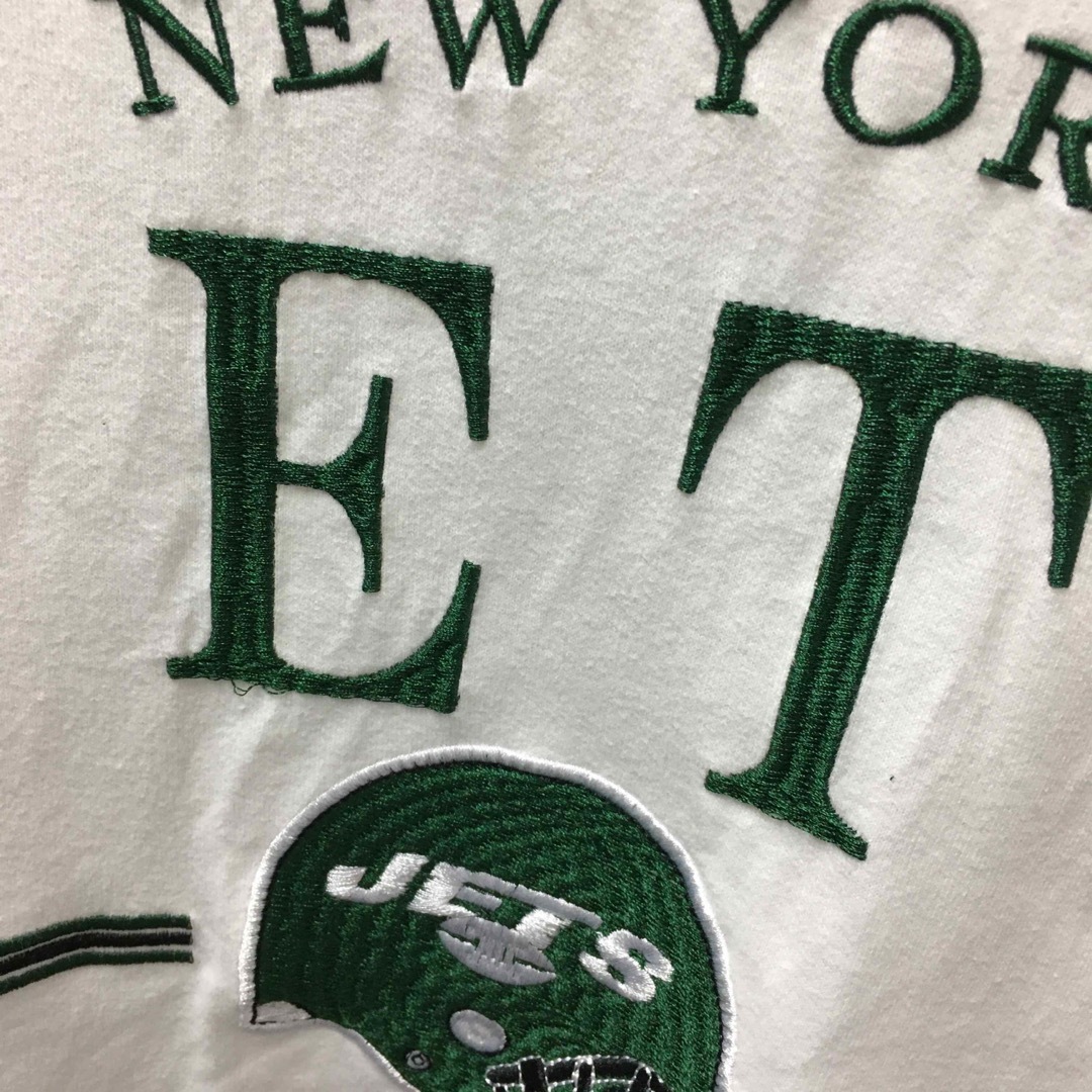 ART VINTAGE(アートヴィンテージ)のNFL ニューヨークジェッツ JETS Tシャツ L 白 オーバーサイズ メンズのトップス(Tシャツ/カットソー(半袖/袖なし))の商品写真