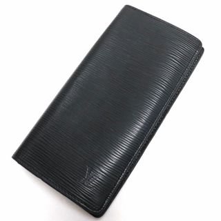 ルイヴィトン(LOUIS VUITTON)のLOUIS VUITTON ルイ・ヴィトン ポルトフォイユ・ブラザ 長財布 エピ ブラック M60622 CA2196 メンズ【中古】(長財布)