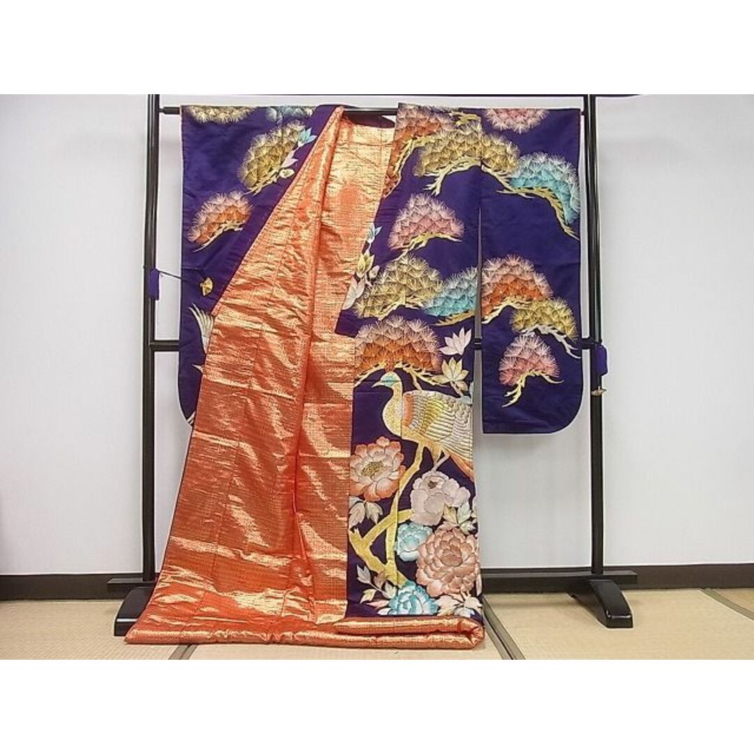 平和屋1□極上 色打掛 和装 婚礼 結婚式 花嫁 神社挙式 刺繍 孔雀 鳳凰