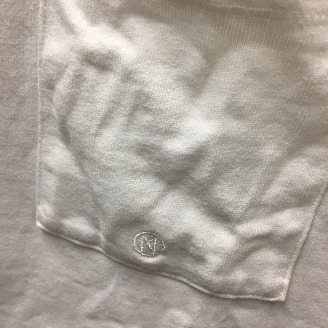 NUMERALS(ヌメラルズ)のヌメラルズ NUMERALS Tシャツ カットソー L 白 古着  メンズのトップス(Tシャツ/カットソー(半袖/袖なし))の商品写真