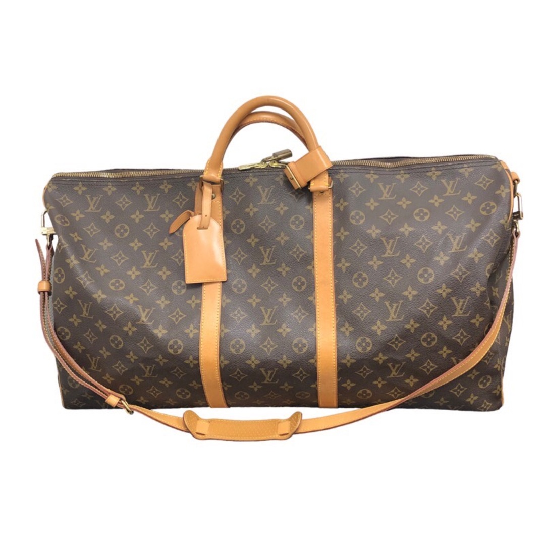 ルイ・ヴィトン LOUIS VUITTON キーポル・バンドリエール60 M41412 ブラウン モノグラムキャンバス ユニセックス ボストンバッグ