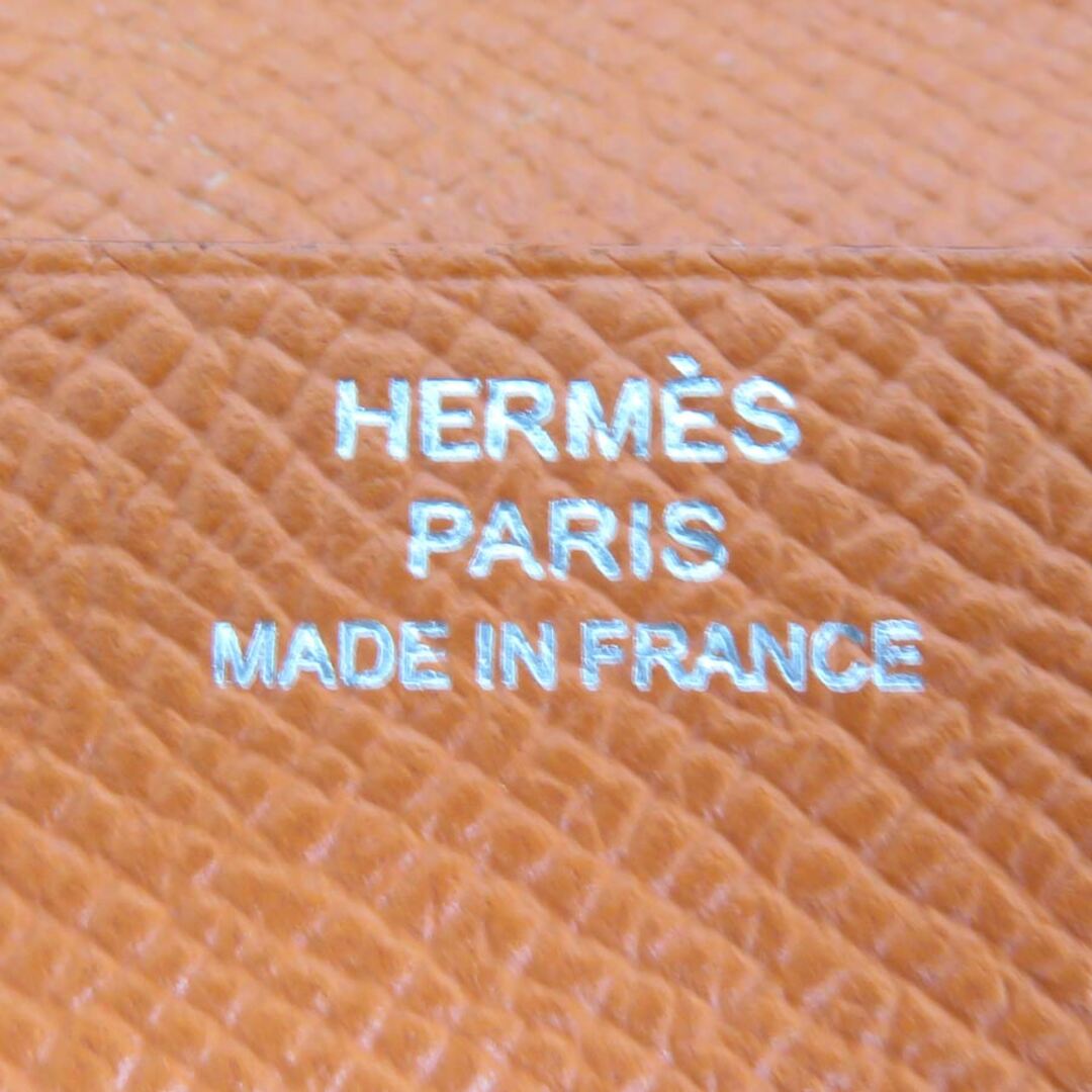 エルメス HERMES 手帳カバー レザー オレンジ ユニセックス 送料無料 e56566f