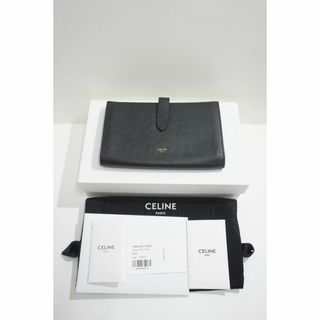 セリーヌ(celine)の美品正規 CELINE セリーヌ ラージ ストラップ ウォレット 818N▲(長財布)