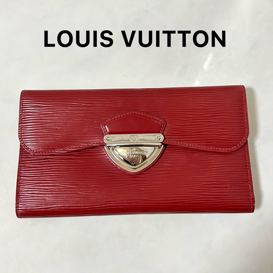 美品 LOUIS VUITTON エピ ポルトフォイユ ウジェニ 長財布 - www