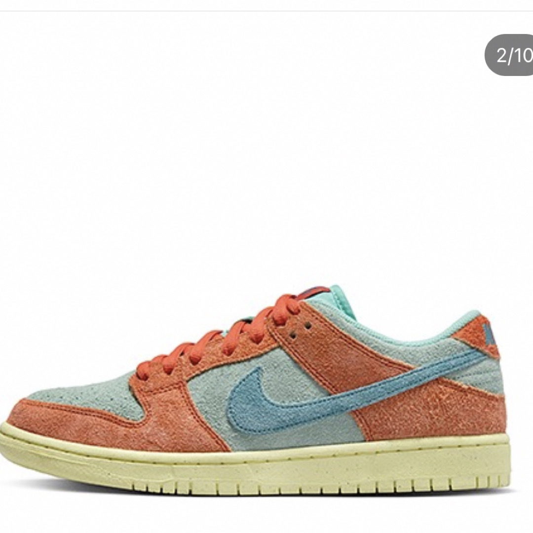 NIKE(ナイキ)のNIKESBDUNKLOWPROPRM"ORANGEANDNOISEAQUA" メンズの靴/シューズ(スニーカー)の商品写真