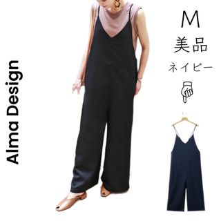 【 Alma Design 】美品 M 一度着用 サロペット オールインワン(サロペット/オーバーオール)