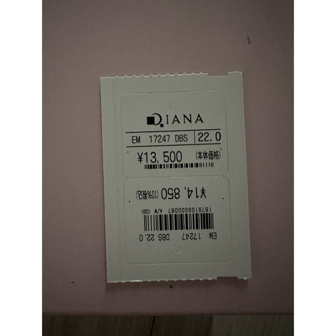 DIANA(ダイアナ)の新品 未着 DIANA ダイアナ 7cm台ヒールシンプルパンプス レディースの靴/シューズ(ハイヒール/パンプス)の商品写真