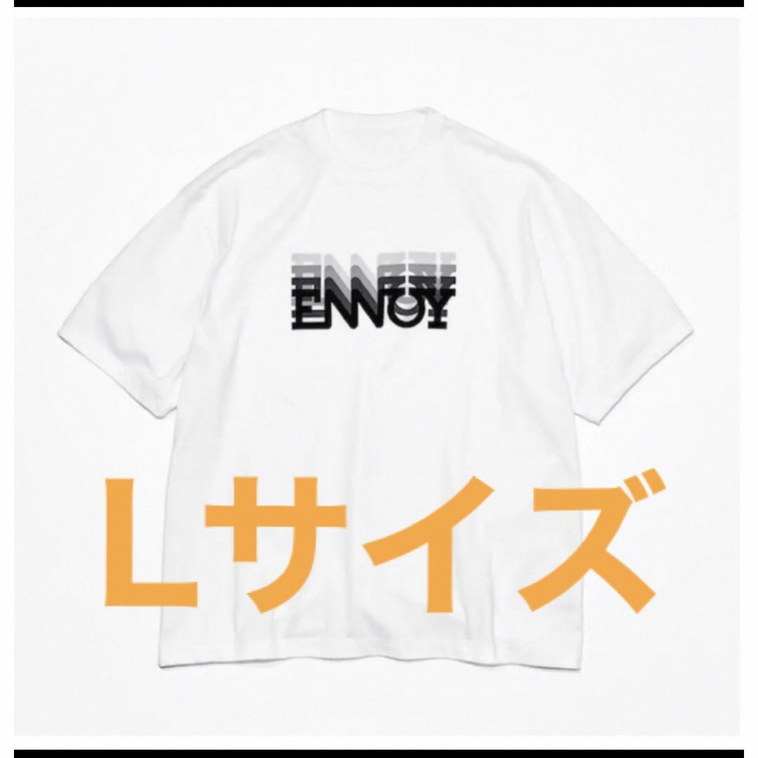 ennoy ELECTRIC LOGO GRADATION ブラック Tシャツ