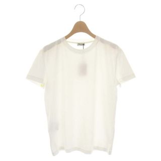 miu miu リボンカラー付きカットソー白Tシャツ