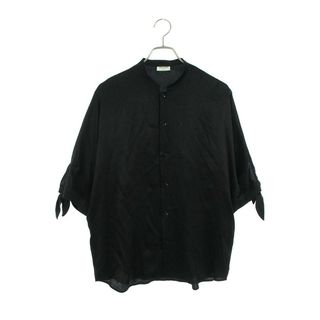 サンローラン(Saint Laurent)のサンローランパリ  23SS  723186 Y900R クレープサテンチュニック半袖シャツ メンズ 36(シャツ)