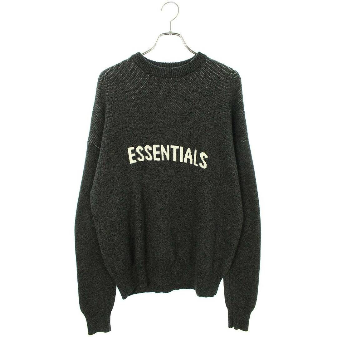 良品 フォグ ESSENTIALS ロゴクルーネックニット メンズ XS ニット