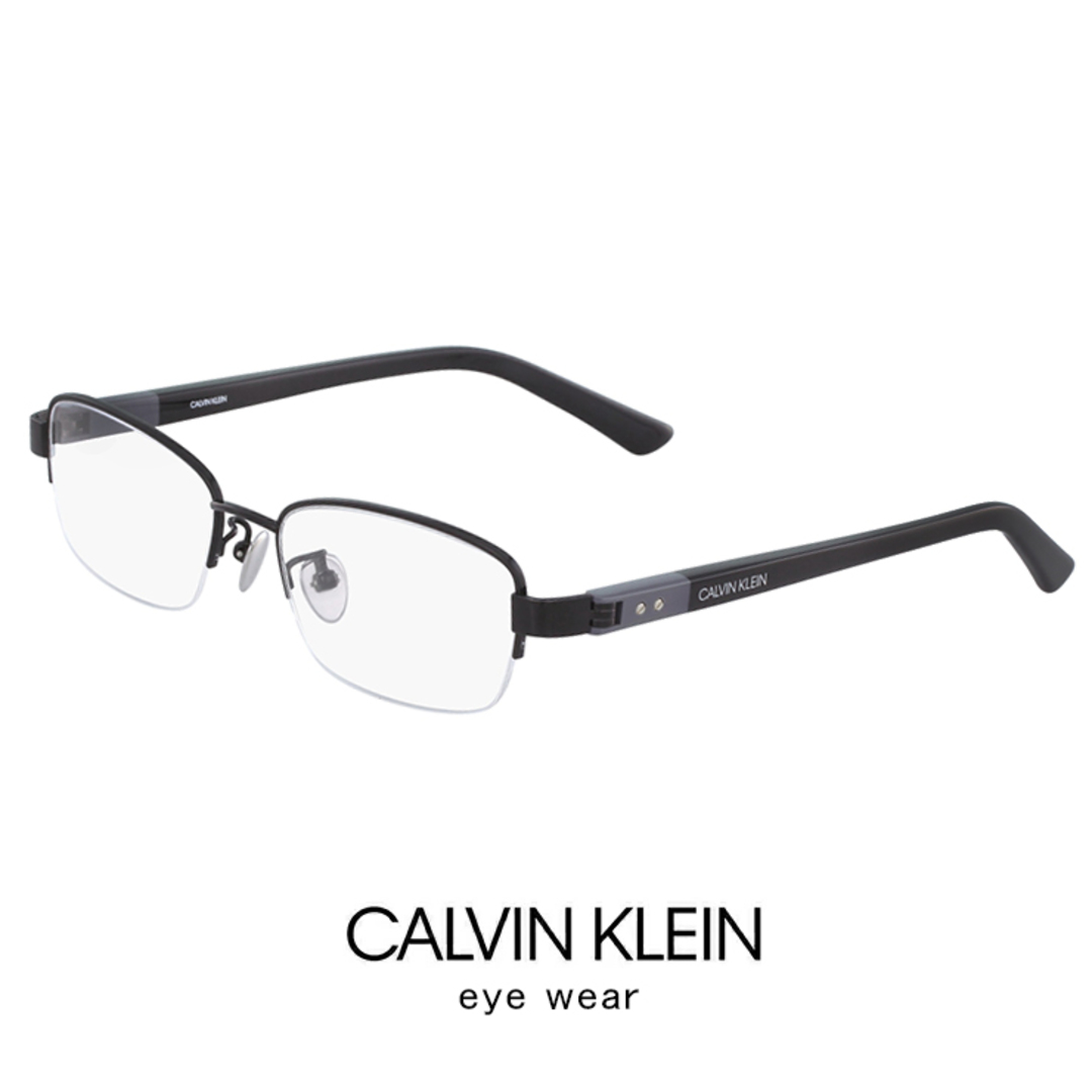 【新品】 メンズ カルバンクライン メガネ ck18300a-001 calvin klein 眼鏡 CK18300A 001 ウェリントン 型 めがね 黒縁 黒ぶち アジアンフィット モデル