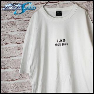 ジーユー(GU)のGU　ジーユー　Tシャツ　機動戦士ガンダムSEEDコラボTシャツ　バックプリント(Tシャツ/カットソー(半袖/袖なし))