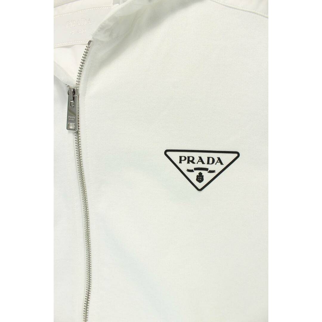 PRADA - プラダ UJL19A R212 10UF ラバーロゴジップアップパーカー