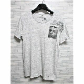 ディーゼル(DIESEL)の☆DIESEL ディーゼル デザイン プリント Tシャツ 半袖/メンズ/M(Tシャツ/カットソー(半袖/袖なし))