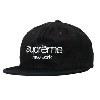 シュプリーム(Supreme)のシュプリーム  Suede Classic Logo 6-Panel Cap スウェード クラシックロゴ 6パネルキャップ メンズ(帽子)