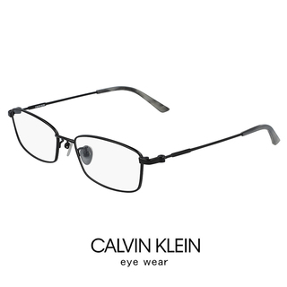 カルバンクライン(Calvin Klein)の【新品】 メンズ カルバンクライン メガネ ck19142a-001 calvin klein 眼鏡 ck19142a スクエア 型 めがね チタン フレーム カルバン・クライン アジアンフィット モデル 黒ぶち(サングラス/メガネ)