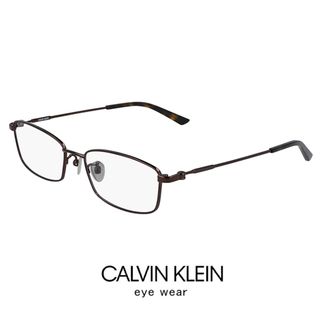 カルバンクライン(Calvin Klein)の【新品】 メンズ カルバンクライン メガネ ck19142a-200 calvin klein 眼鏡 ck19142a スクエア 型 めがね チタン フレーム カルバン・クライン アジアンフィット モデル(サングラス/メガネ)