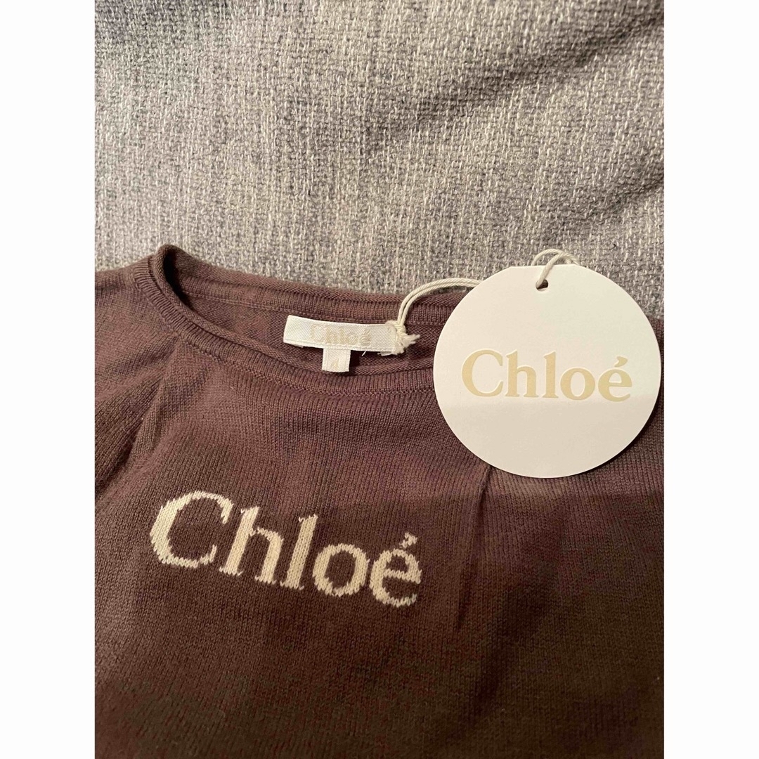 Chloe(クロエ)の新品  Chloe　Kids （4）長袖ニット キッズ/ベビー/マタニティのキッズ服女の子用(90cm~)(ニット)の商品写真