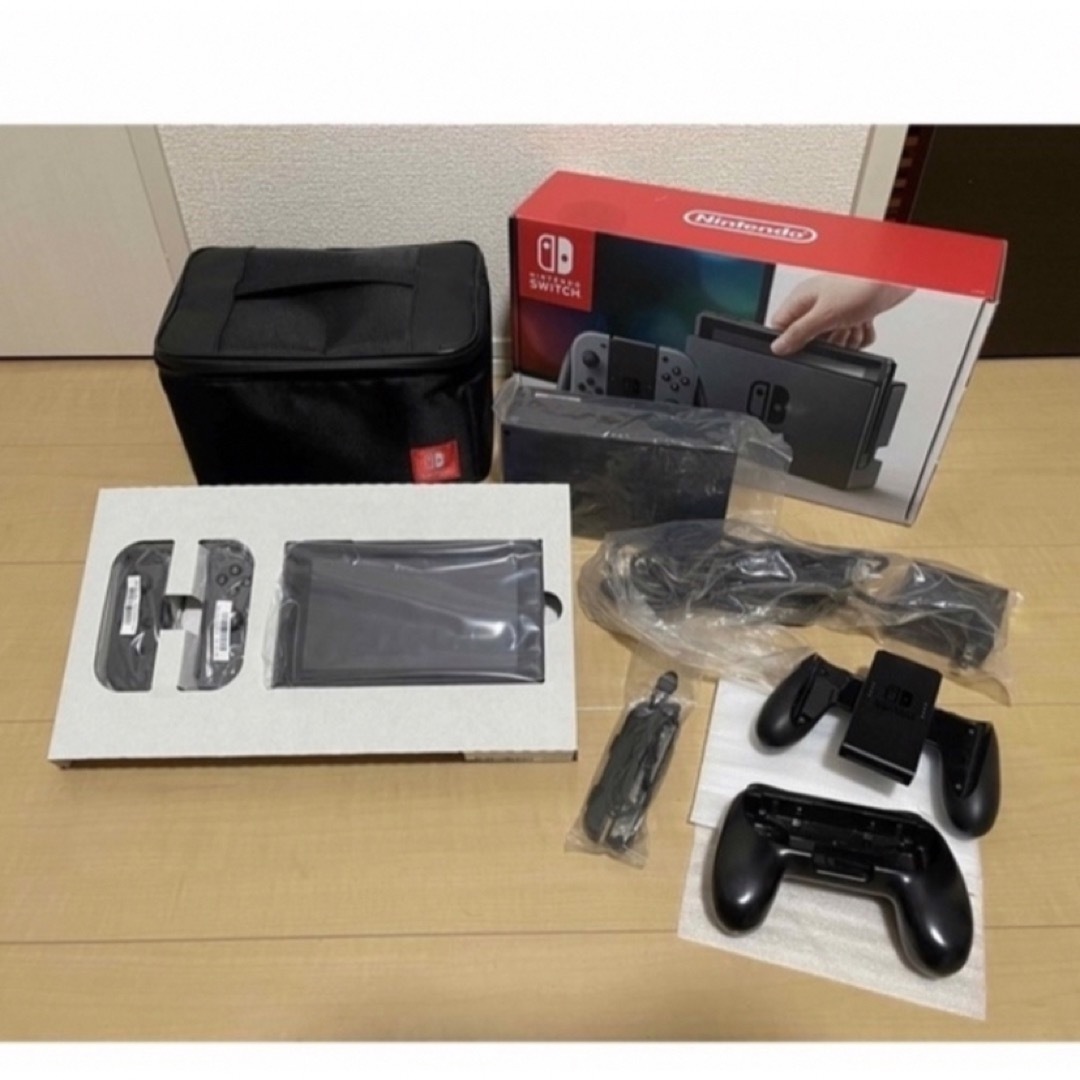 Nintendo Switch - 「美品」Nintendo Switch JOY-CON グレー 本体 の ...