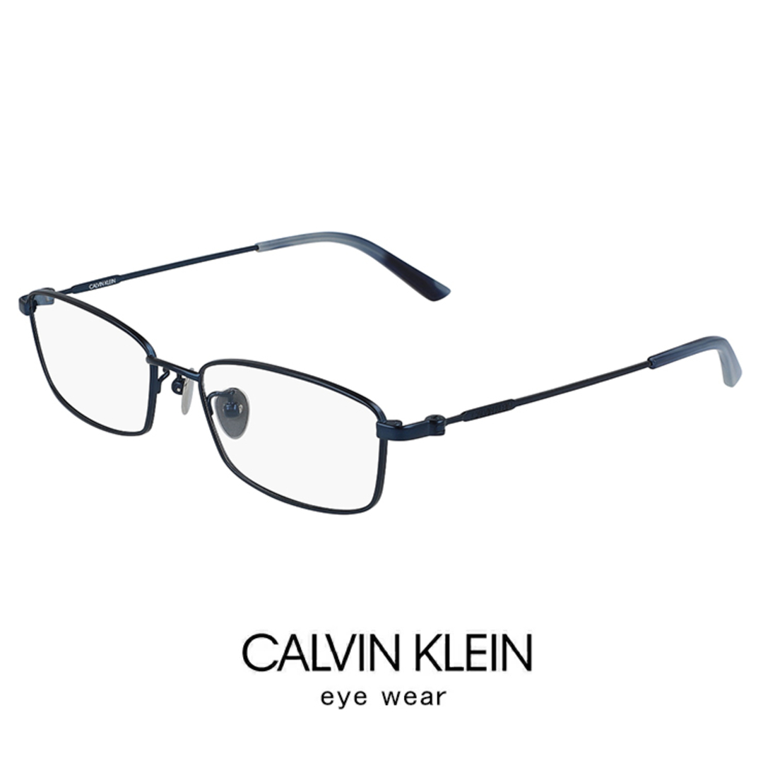 【新品】 メンズ カルバンクライン メガネ ck19142a-410 calvin klein 眼鏡 ck19142a スクエア 型 めがね チタン フレーム カルバン・クライン アジアンフィット モデル