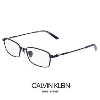 カルバンクライン(Calvin Klein)の【新品】 メンズ カルバンクライン メガネ ck19142a-410 calvin klein 眼鏡 ck19142a スクエア 型 めがね チタン フレーム カルバン・クライン アジアンフィット モデル(サングラス/メガネ)