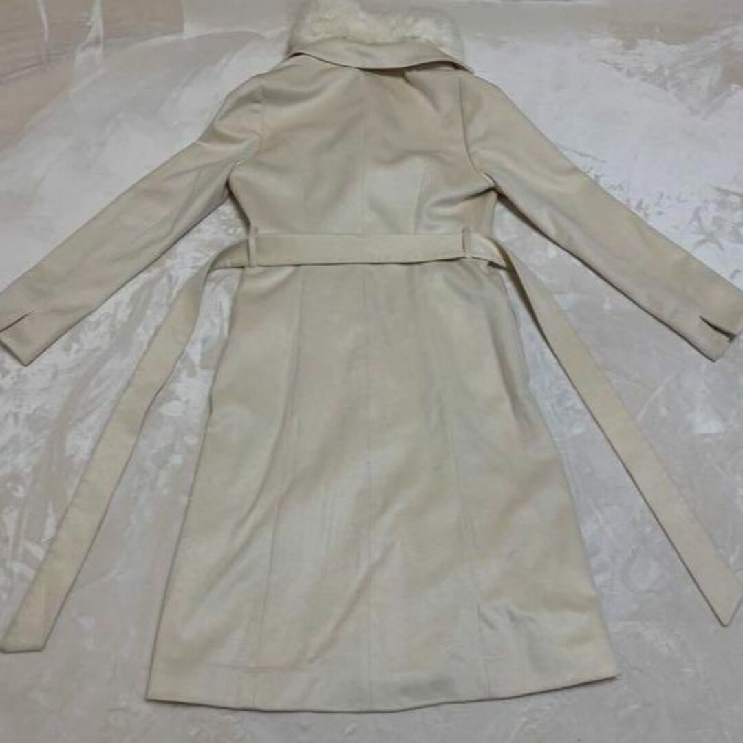 SAGA FURS ファー ショール フォックス ロングコートカシミア100% SAGA FURS ファー ショール フォックス ロングコートカシミア100%