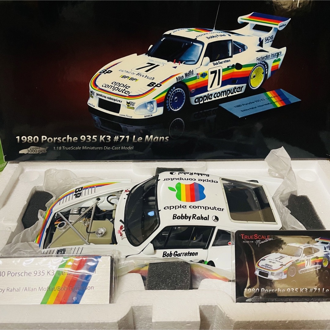 1/18 ポルシェ935 K3 ルマン1980 #71 アップル・コンピューター - ミニカー 1/18 ポルシェ935 K3 ルマン1980 #71 アップル・コンピューター - ミニカー