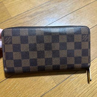 ルイヴィトン(LOUIS VUITTON)のダミエ　ラウンドファスナー(長財布)