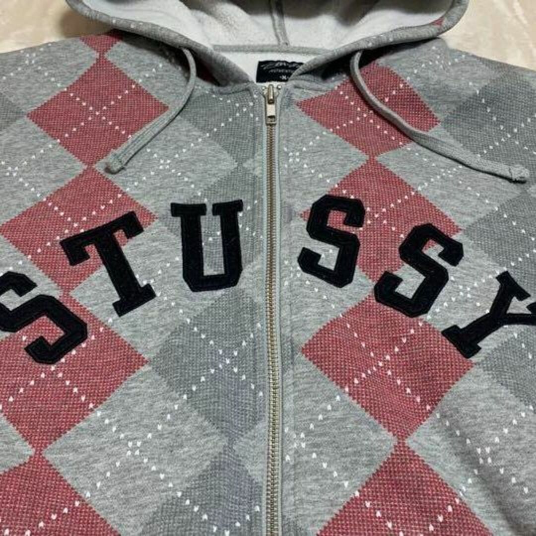 STUSSY(ステューシー)の【超美品】 stussy ジップアップパーカー レディースのトップス(パーカー)の商品写真