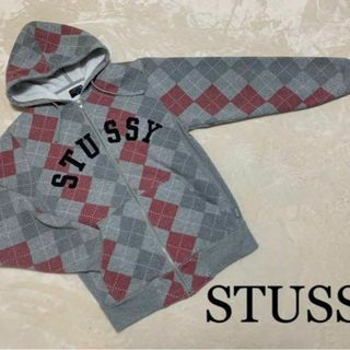 ステューシー(STUSSY)の【超美品】 stussy ジップアップパーカー(パーカー)