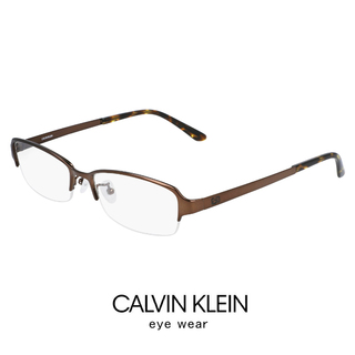 カルバンクライン(Calvin Klein)の【新品】 カルバンクライン メンズ メガネ ck20145a-200 calvin klein 眼鏡 ck20145a めがね カルバン・クライン チタン メタル フレーム ナイロール ハーフリム 型(サングラス/メガネ)