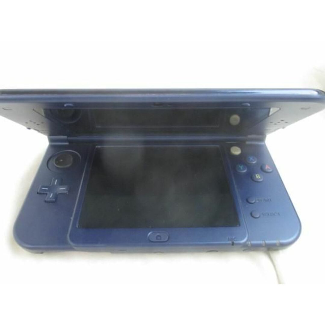 中古品 ゲーム ニンテンドー3DS LL 本体 RED-001 ブルー ソフト NEWスーパーマリオブラザーズ ポケットモンスター ソウルシルバー 等  グッズセット