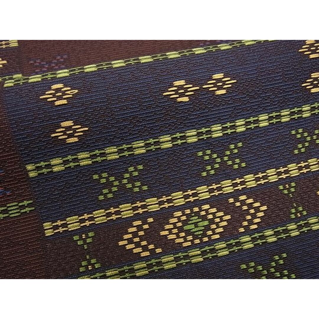 平和屋1■極上 六通柄袋帯 花織 横段吉祥文 逸品3s3661