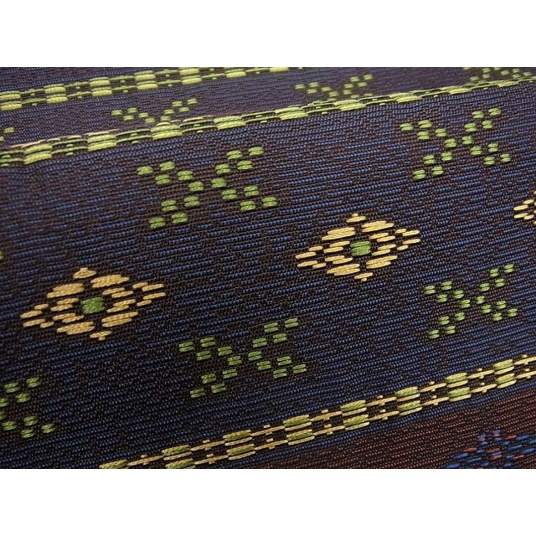 平和屋1■極上 六通柄袋帯 花織 横段吉祥文 逸品3s3661