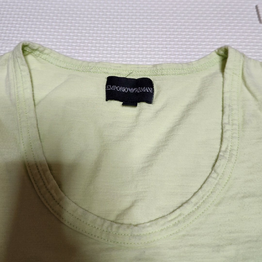 Emporio Armani(エンポリオアルマーニ)のエンポリオアルマーニ 刺繍ロゴ 胸ポケット 半袖Tシャツ メンズのトップス(Tシャツ/カットソー(半袖/袖なし))の商品写真