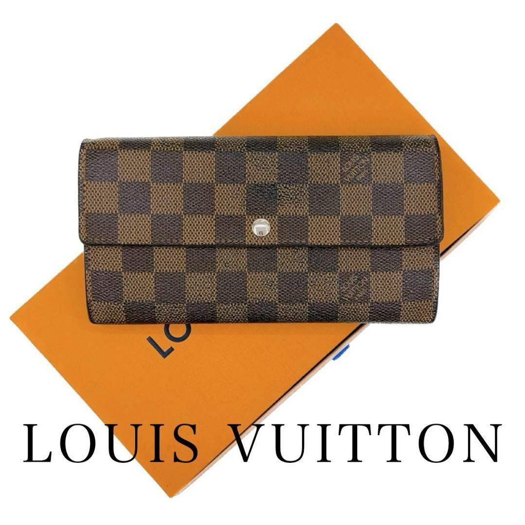 LOUIS VUITTON - ルイヴィトン ダミエ モノグラム ポルトフォイユサラ ...