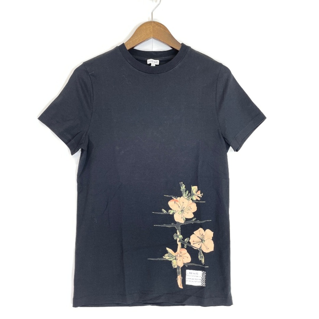 LOEWE ロエベ 21年 レター エンブロイダリー 半袖Ｔシャツ トップス H526Y22J24 ホワイト サイズL 良品  55619