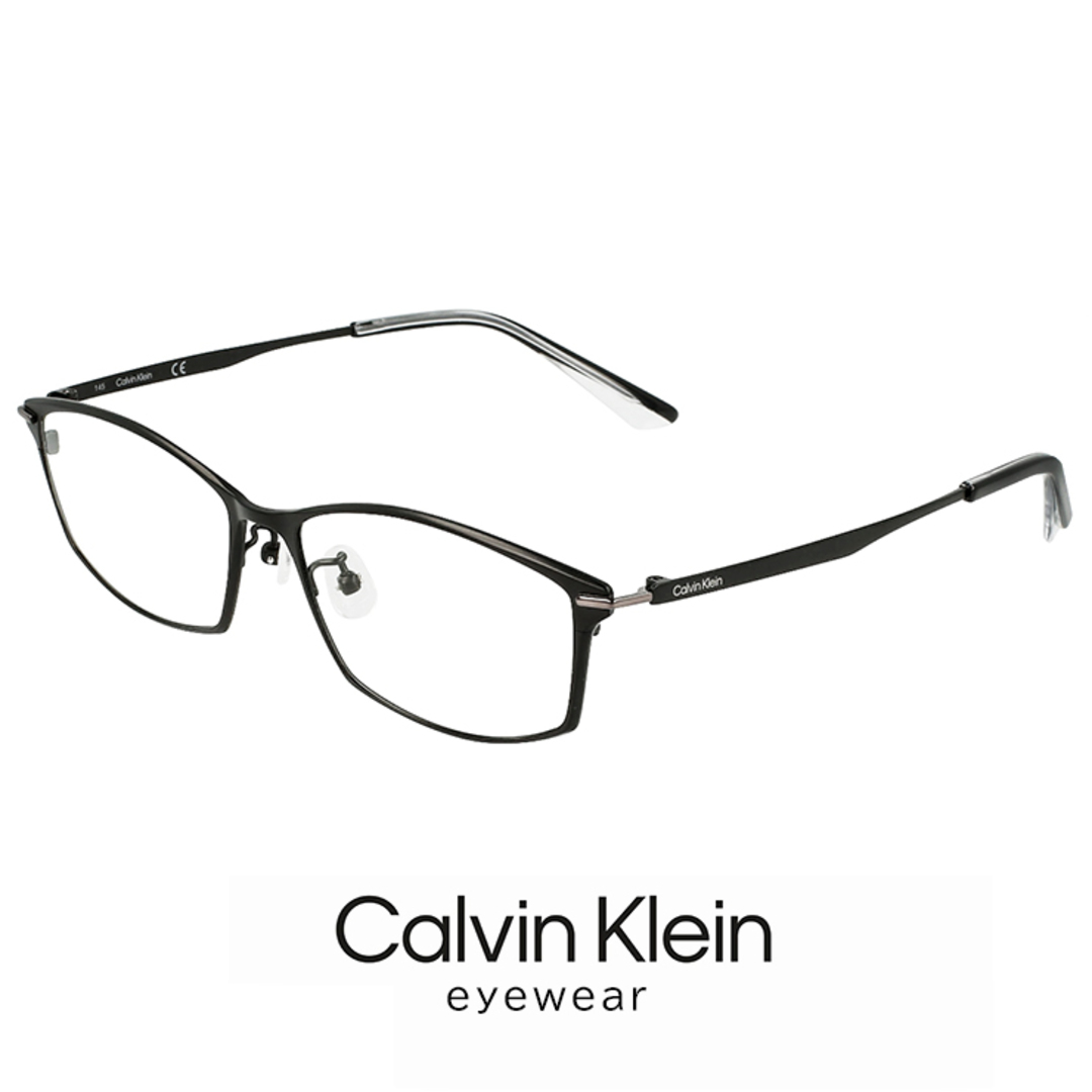 【新品】 カルバンクライン メンズ メガネ ck21134a-001 calvin klein 眼鏡 ck21134a 001 黒ぶち 黒縁 カルバン・クライン チタン メタル フレーム スクエア 型