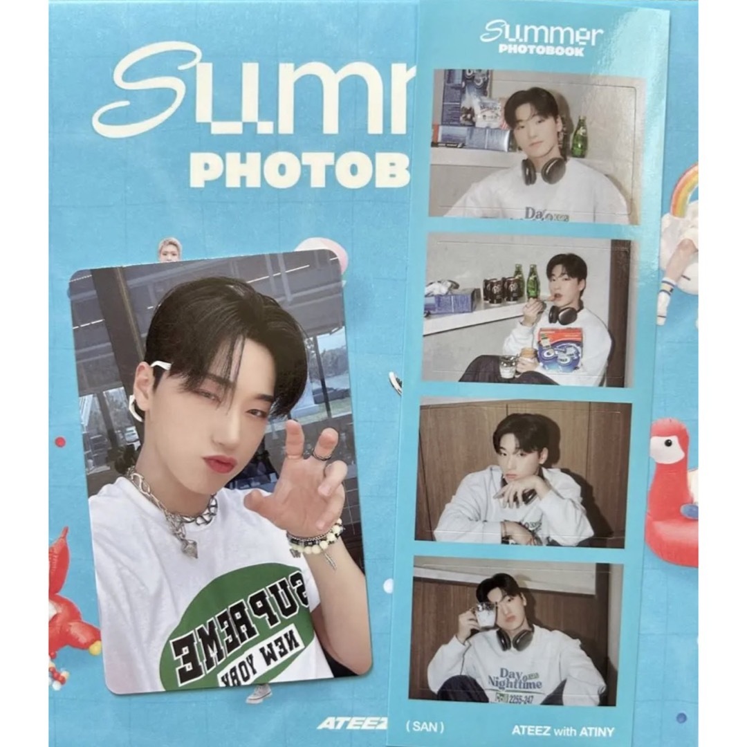 ATEEZ ユノ　SUMMER PHOTOBOOK KQ トレカ