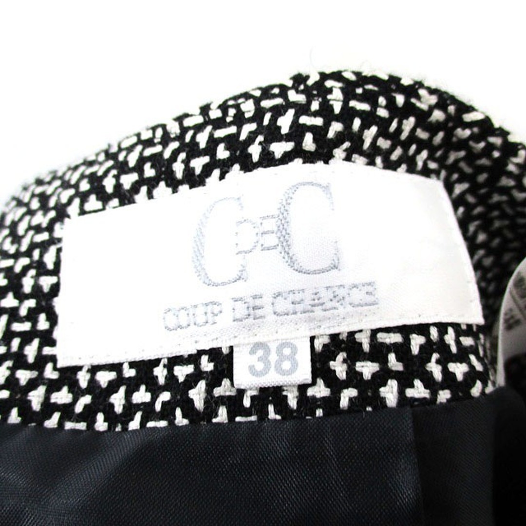 COUP DE CHANCE(クードシャンス)のクードシャンス タイト スカート ロング ウール 38 ブラック 黒 /KT18 レディースのスカート(ロングスカート)の商品写真