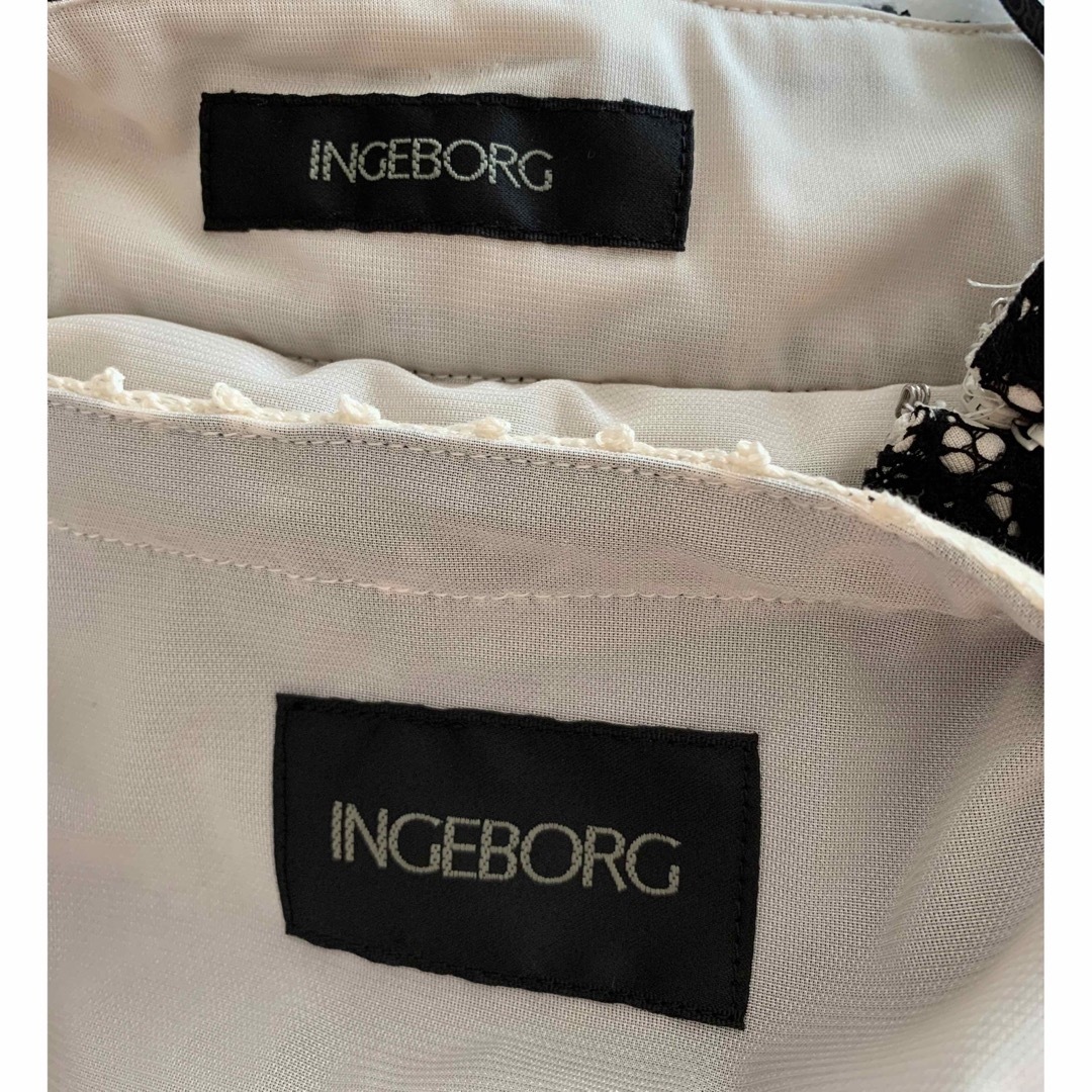 INGEBORG  黒レースジャケット&スカート　未使用品